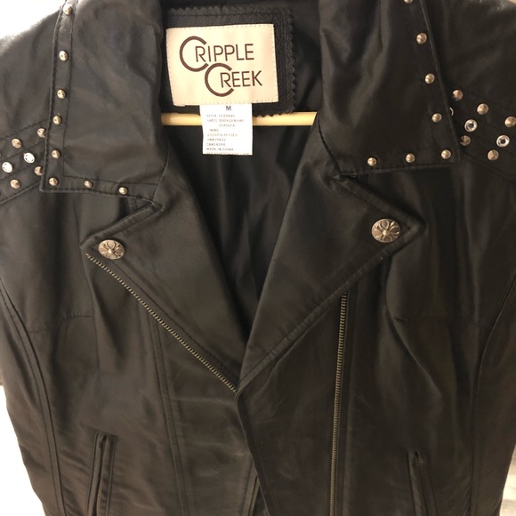 Cripple Creek Leather vest - Picture 2 of 8